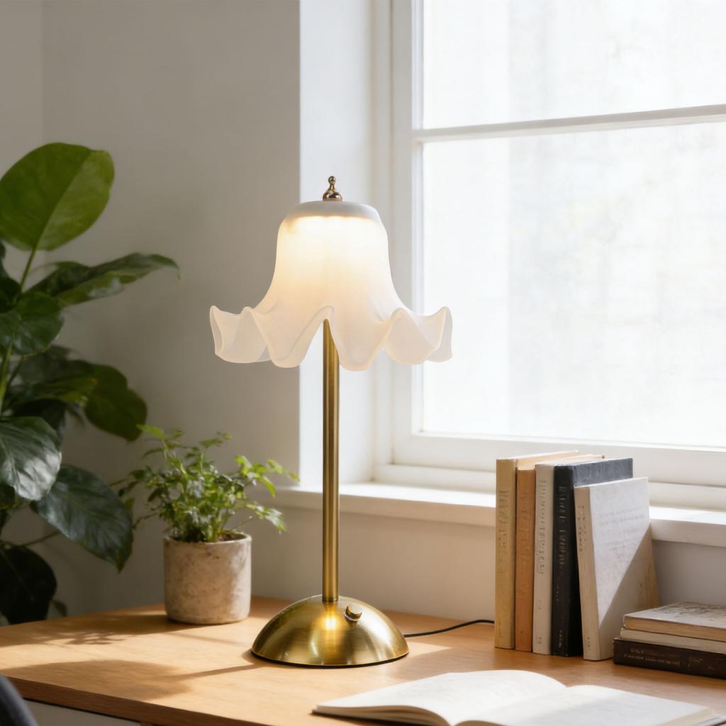 Bedside Table Lamp LED Rechargeable Touch Lamp Nordic   Night Light for Bedroom Living Room Decoration