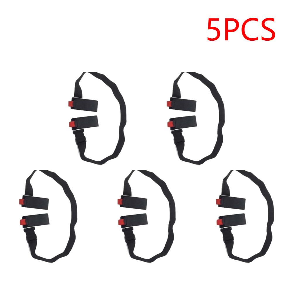 1/5Pcs Ski Pole Carrier Strap Adjustable Ski Shoulder Hand Carrier Lash Handle Straps Snowboard Porter Hook Loop