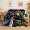 Classic Z-Zelda Cartoon Games Soft Flannel Throw Blanket,Cozy Blanket for Bed,Couch,Sofa,Bedroom,Living Room,Picnic Kids Camping