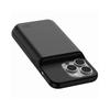 (Schwarz) Kompatibel für iPhone 16 Pro Lade-Rückseite 7000mAh Powerbank Telefon-Backup-Akku-Pack
