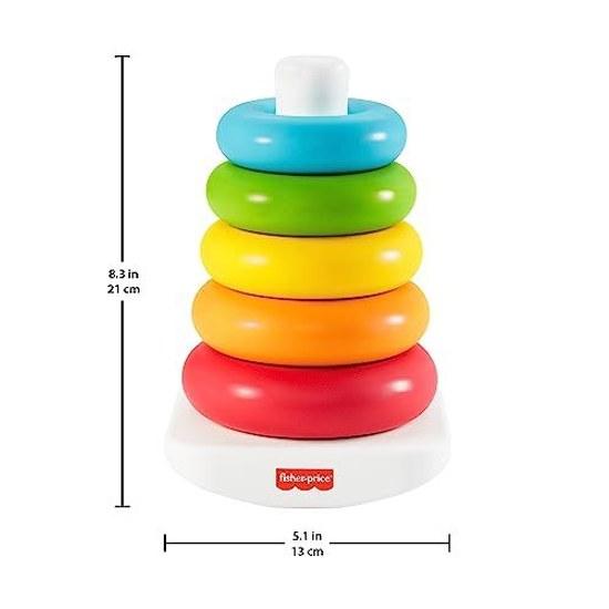 Fisher Price Yuralin Tower (Eco) BabyToddler Toy EducationalLearning From 6 Months Colorful GRF09