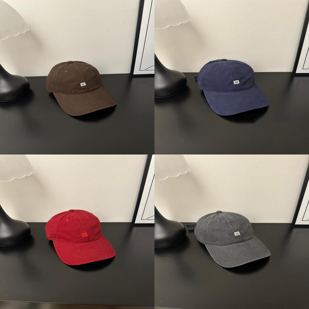 Casual Cotton Baseball Cap With Wide Brim Sun Protection For Outdoor Summer Wear
