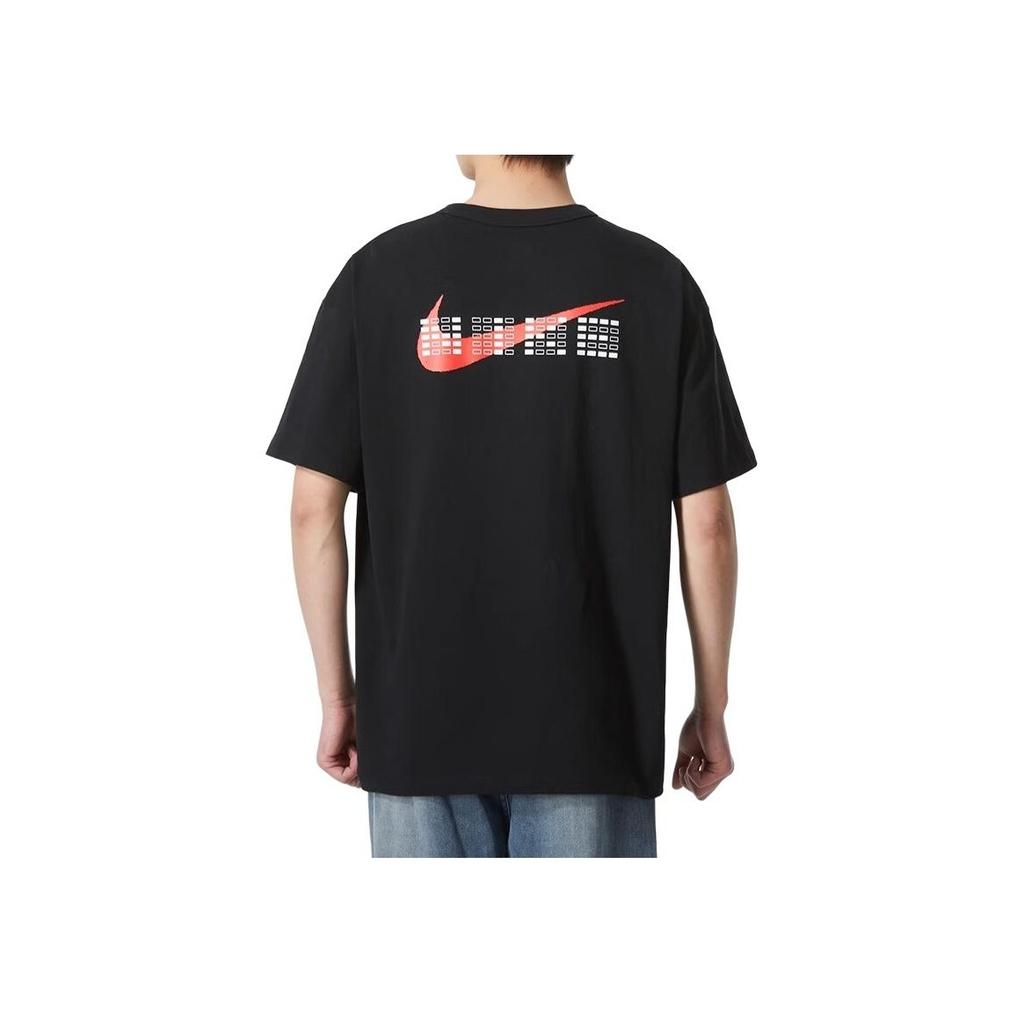 Nike Summer Sports Casual Crew Neck Short Sleeve T-Shirt Men Tops Black HF6594-010