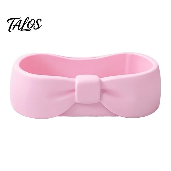 Storage Box Bow-Shaped Box, 3D Printed Delicate Matte Texture Container, Large Decorative Capacity Jewelry Key Makeup Organizer, Sweet Desktop