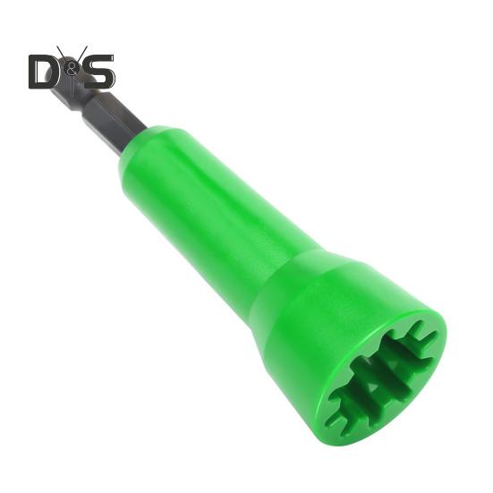 

Электрический провод, гайка, инструмент для скручивания кабеля, высокая твердость, нержавеющий, универсальный, компактный, портативный кабельный твистер, разъем зелёный