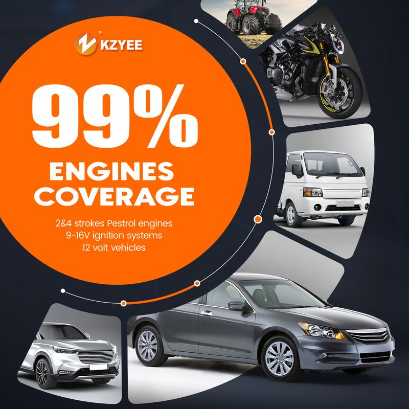Motor Timinglicht met Toerenteller Timinglicht Automotive 12V voor 2- en 4-takt Benzinemotor voor Oude Klassieke Auto's KZYEE KT60