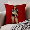 New Pop Singer LLola Young Cushion Cover Pillowcase Antidustmite Invisible Zipper Short Plush Sofa Cushion