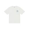 New MLB MONOGRAM Collection New York Yankees SS25 T Shirt Unisex White 3ATSM0953-50IVS