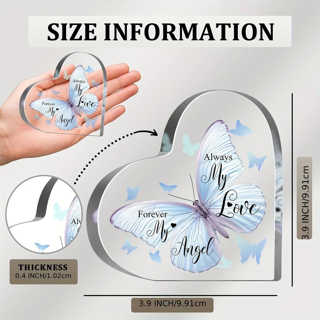 2D Flat Sympathy Memorial Gifts for Loss of Loved One, Loss of Father Mother Sympathy Gifts Bereavement Condolences Grief Gifts