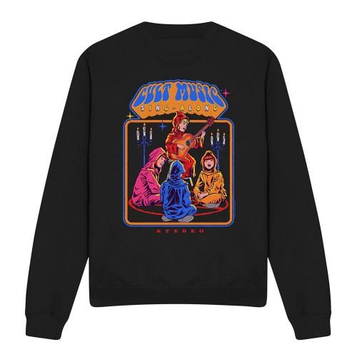 Steven Rhodes Unisex Adult Cult Music Sing-Along Sweatshirt