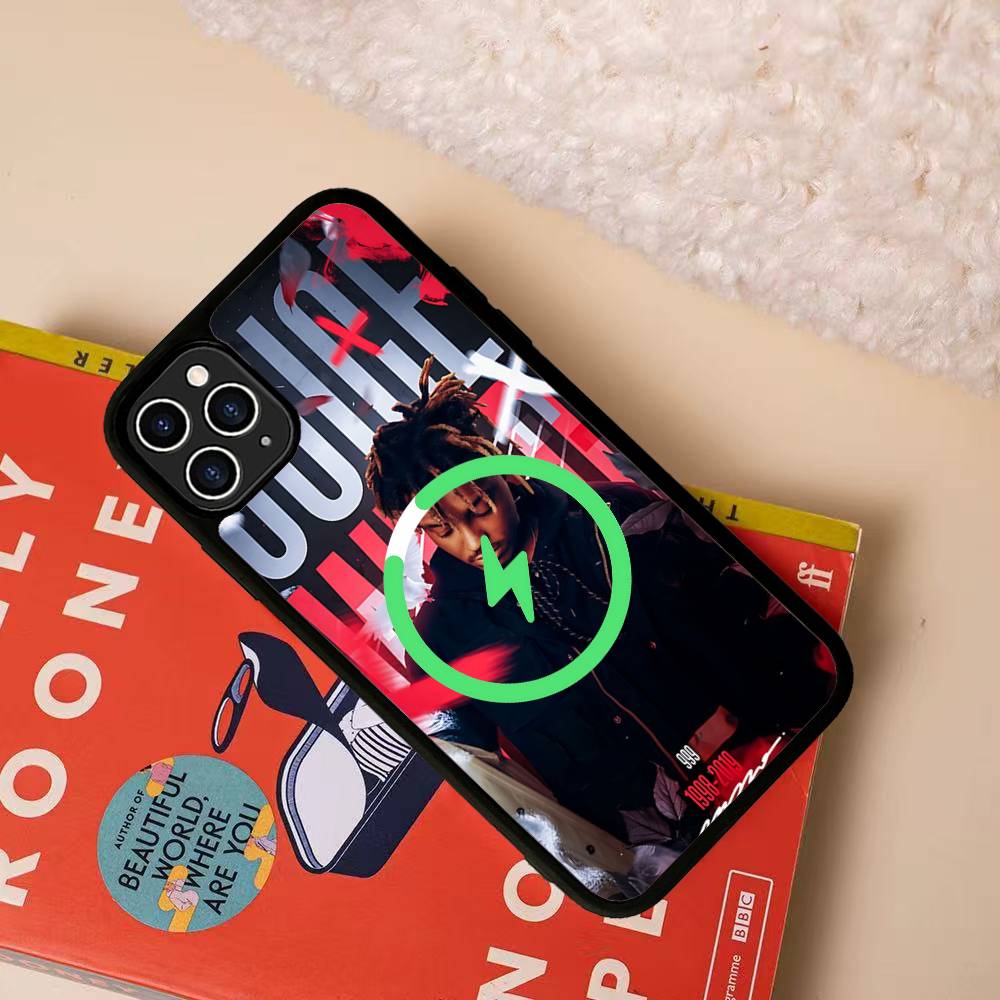 

Juice Cool Singer WRLD Phone Case Magnetic Case For IPhone 16 14 13 12 11 15 Pro Max Plus For Magsafe Wireless Charge Cover iPhone 13 pro