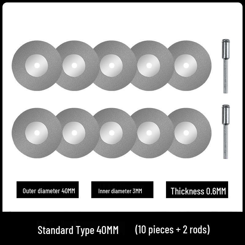 KT Diamond Cutting Disc for Jade, Glass, Emerald - Mini Electric Grinder Saw Blade