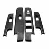 R/LHD For Isuzu D-MAX D MAX DMAX 2021 2022 ABS Carbonfiber Window Lift Swtich Cover Center Control Front Water Cup Holder Cover