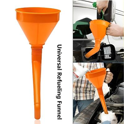 Plastic Car Motorcycle Refuel Gasoline Engine Oil Funnel Moto Car Long Mouth Funnels Car Repair Filling Tools 130/145/160mm