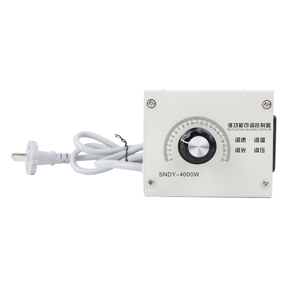 AC110V/220V Voltage Controller Adjustable Dimmer SCR Voltage Regulator  Temperature Control
