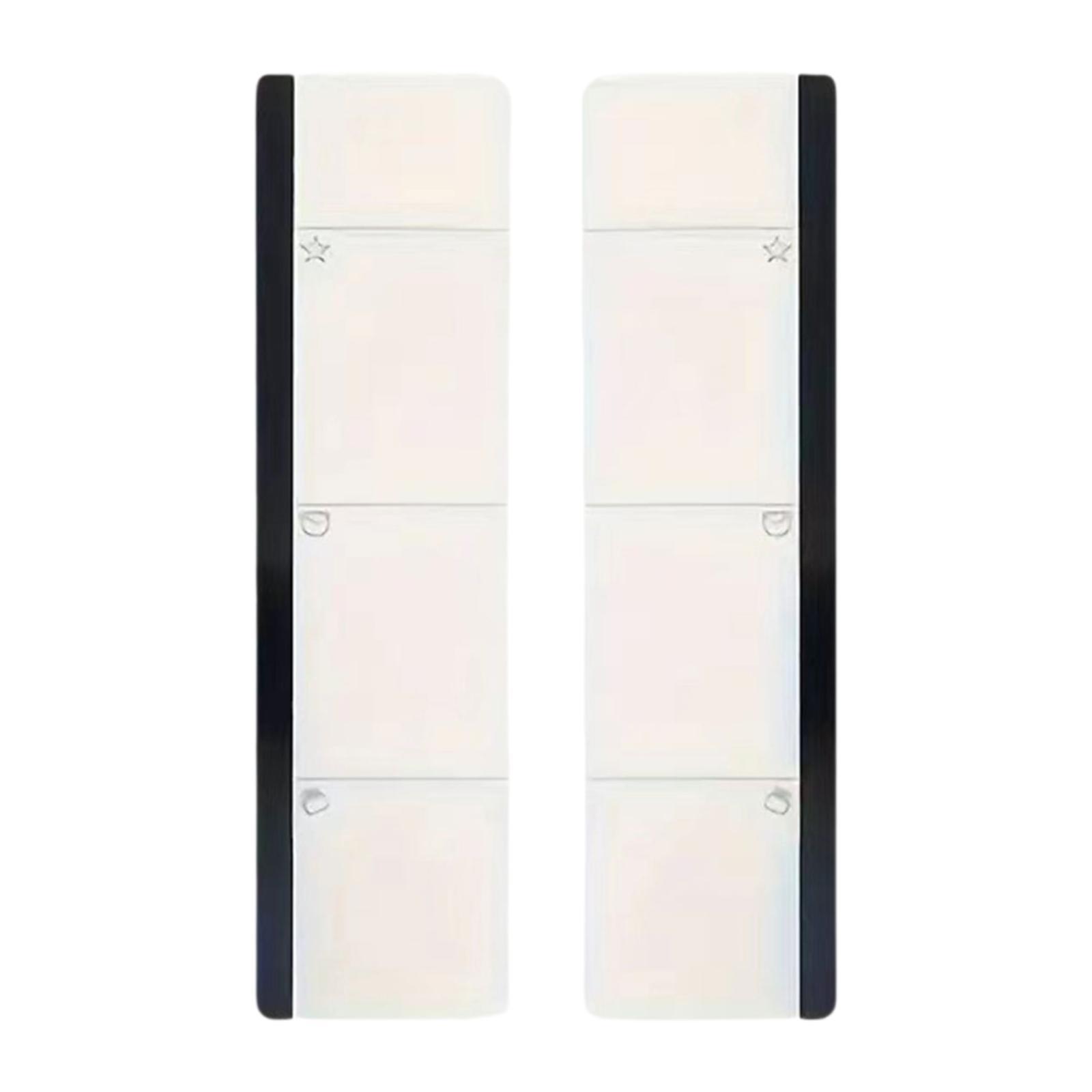

2Pcs Monitor Memo Boards Portable Fashion Acrylic Screen Mounted Memo Pads
