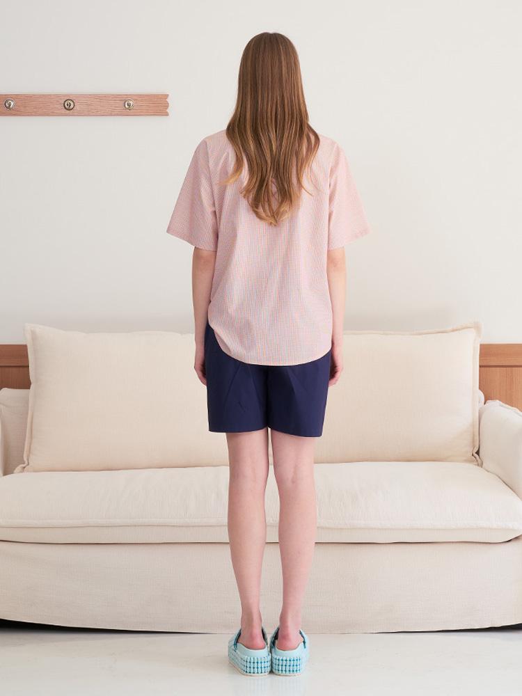 LBYL Navy Cotton Shorts