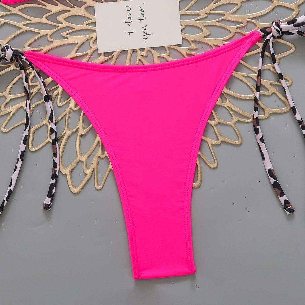2026 European & American Cross-Border High-End Lace-Up Bikini Set for Women
