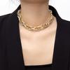 Punk Přehnané Heavy Metal Thick Řetěz Choker Náhrdelník Dámské Goth Šperky Dárek
