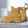 Women's 2024 Waterproof Martin Boots - Non-slip, Short Rubber Rain Boots for Spring/Summer Outdoor Wear