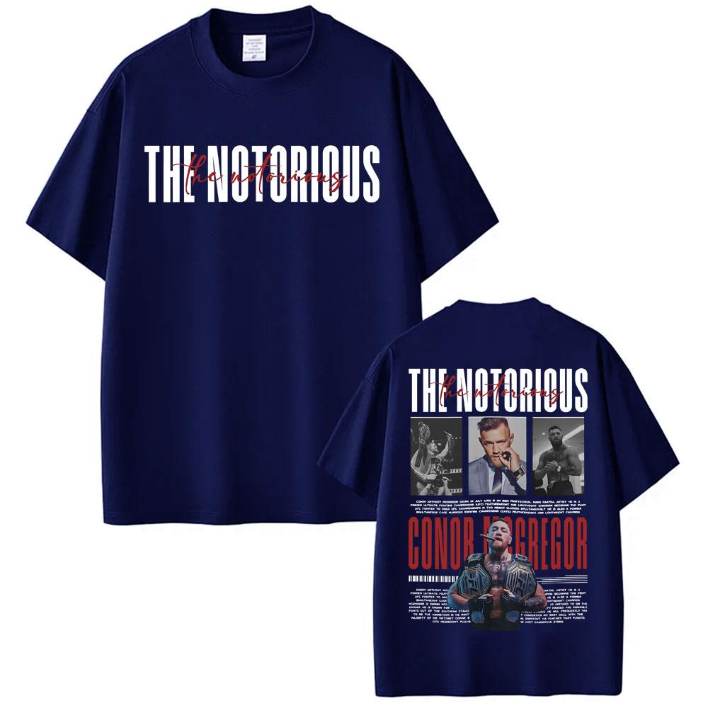 The Notorious Conor Mcgregor Vintage Graphic Tee Shirt Unisex Women Summer Tops High Quality T-shirt Fashion Gothic Classic T Shirt
