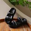 Thick-soled slippers women's summer wear fashionable and versatile new non-slip women's beach cool slippers