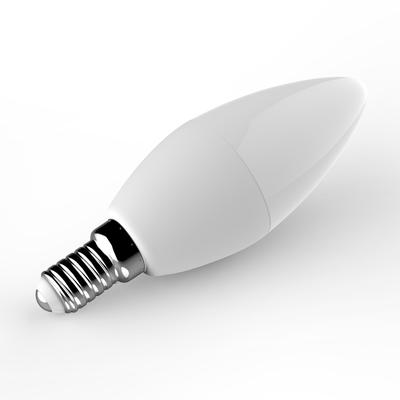 WiFi Smart Bulb RGB+W+C LED λαμπάκι κεριού 5W E12 Dimmable Light Phone APP SmartLife/Tuya Remote