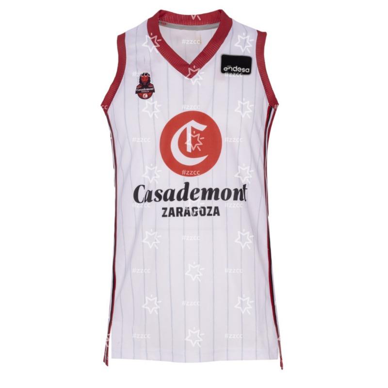 25-26 Korb Zaragoza Basketballtrikot Wettkampf-Trainingsoutfit Sommer-Sport-T-Shirt Kinderkleidung T-Shirt