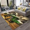 3D Retro Auto Traktor LKW Serie Teppich für Zuhause Wohnzimmer Schlafzimmer Sofa Fußmatte Dekor, Kinderzimmer Teppich Rutschfeste Bodenmatte