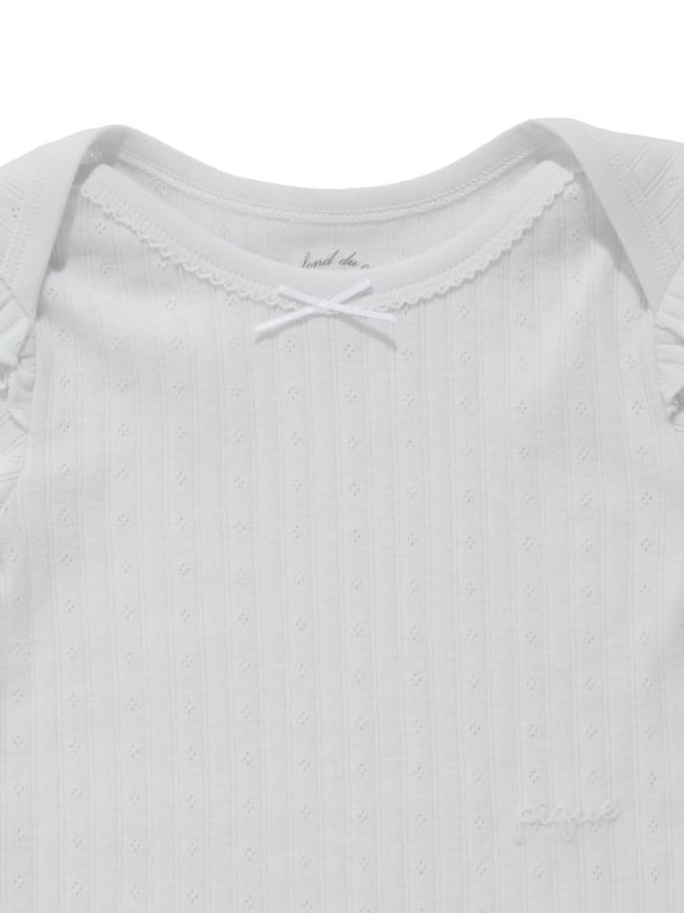 Gelato Pique Limited Edition Baby Frill LBLU 70 Needle-Punched Bodysuit, PBCO252481,