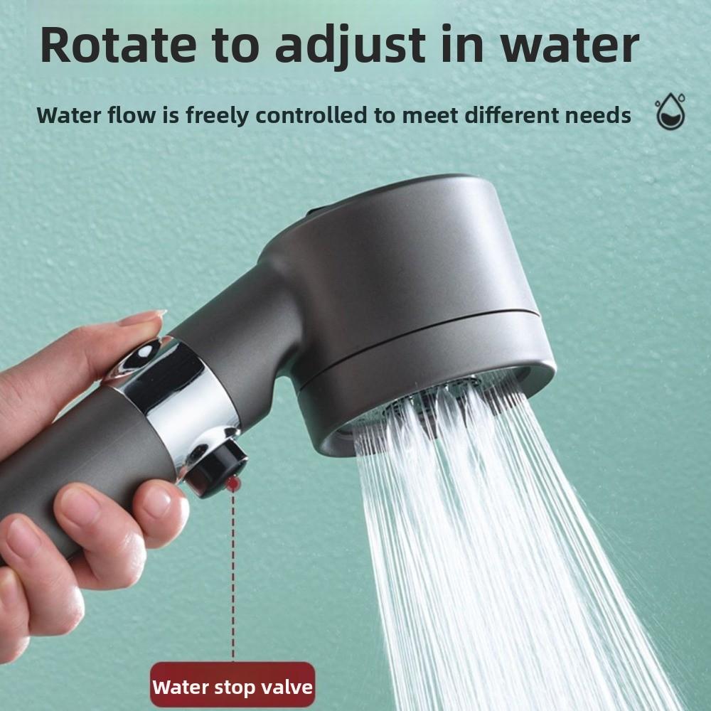 High Pressure Bathroom Shower Head 3 Mode Bathroom Shower Tool Shower Head Bathroom Use