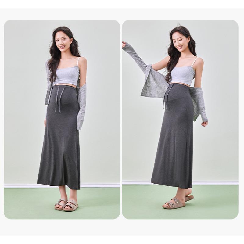 New Maternity Dress for Autumn and Winter, High Waist and Plus Size, Slimming Women's Half Length Skirt