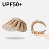 Fashion UV Protection Empty Top Shell Hat UPF50+ Large Brim Sunshade Hat Foldable Breathable Sun Protection Hat Summer