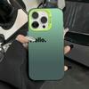 The new European, American and English are suitable for iphone16 mobile phone case Apple 15promax/14 anti-drop 13pro12 personality