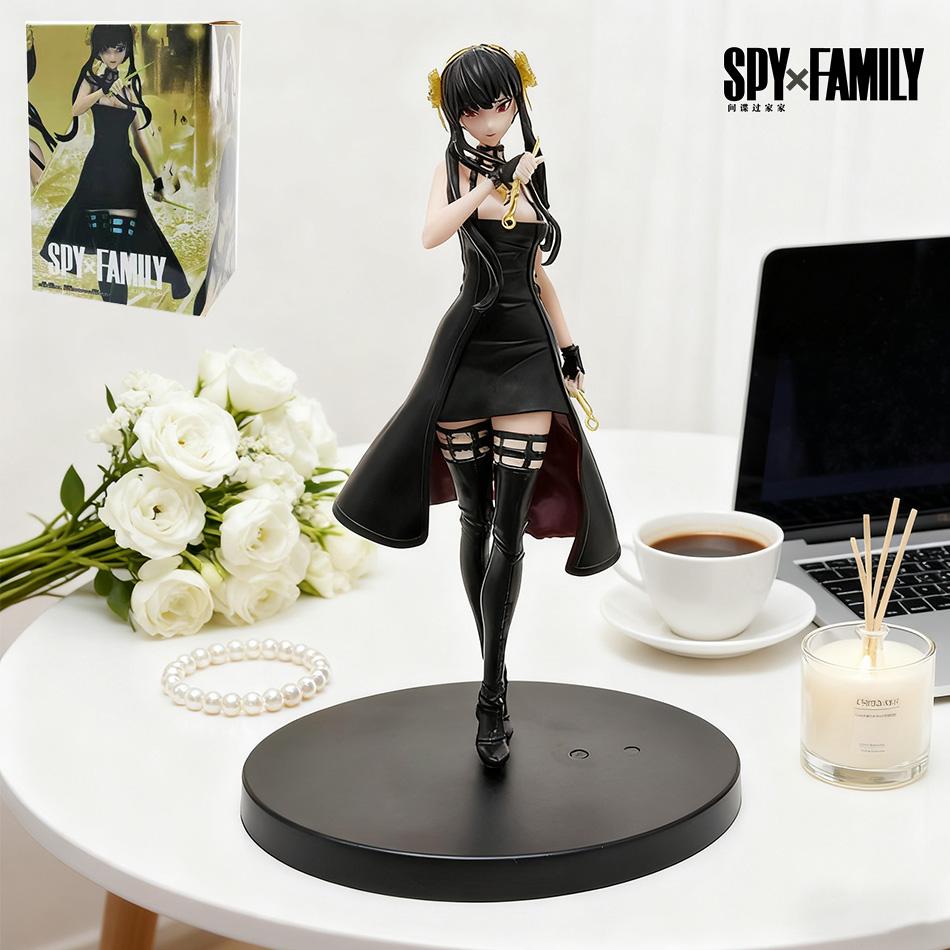 SPY×FAMILY Figura Anime Kawai Anya Forger Yor Forger Action Figures Regalo di Natale Statuetta in Piedi Modello da Collezione Bambola Giocattoli