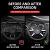 For Jeep Suede Carbon Fiber Steering Wheel Cover Fit Renegade Compass Wrangler Jk Grand Cherokee Wk2 Jl Gladiator Tj Patriot DX