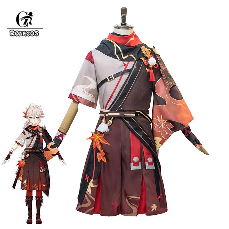 Kaedehara Kazuha Cosplay Costume Genshin Impact Kiryu Kazuha Cosplay Costume Halloween Cosplay For Men Outfits Full Set