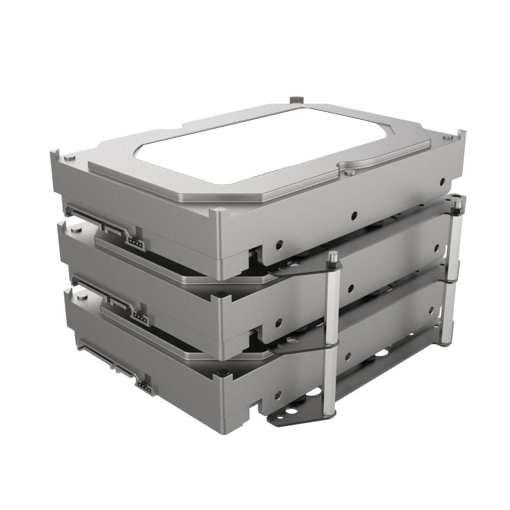 12cm Fan Hard Drive Bracket SSD 3.5 Inch Hard Drive Bracket Extended Multi-layer Stacking Bracket