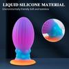 Irregular Anal Plug Super Thick and Colorful Luminous Anus Penis Liquid Silicone Masturbator  Soft Male and Female Sexual Products