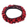 Pluszowy nadruk Leopard Print Pokrywa kierownicy Elastyczne antypoślizgowe materiały samochodowe