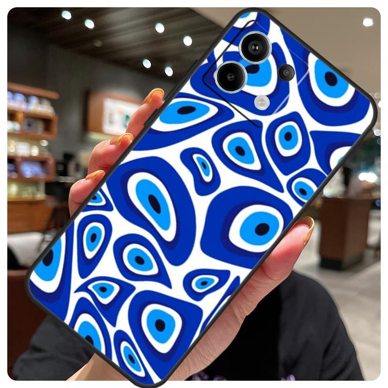 Big Eyes Cartoon Pattern Case For Xiaomi Redmi Note 14 10 11 12 13 15 Pro Plus Cover For Redmi 15 15C 14C 10C 12C 13C