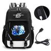 Großes Fassungsvermögen Anime Naruto Inspiriertes Rucksack für Teenager Schüler Tägliche Nutzung Laptop Reisetasche Urbaner Stil