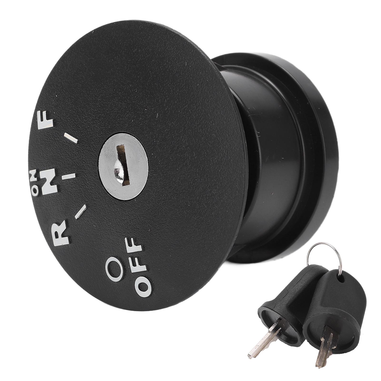 

Club Car Ignition Key Switch with 2 Keys 605637 Plastic Replacement for EZGO RXV 2008‑Up