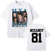 Heated Rivalry Shane Hollander Ilya Rozanov Rap T Shirt Streetwear Unisex Summer Style TShirt Men High Quality Casual T Shirts