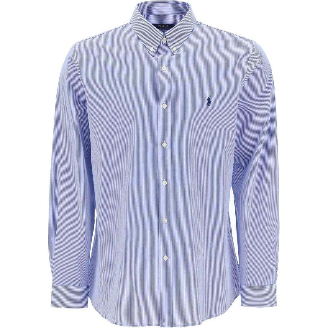 

Polo Ralph Lauren Logo Print Slim Fit Shirt Long Sleeve Shirts Men Shirts Blue 710928254-007 S