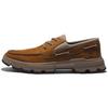 Cuir Confortable Sport Durable Basse Tige Chaussures Décontractées Homme Baskets Marron A2AKGF13