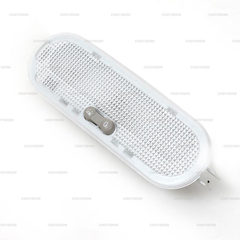 1PCS 3-Botton Car Interior Dome Reading Light Ceiling Lamp For Nissan Qashqai Sunny Micra / March Renault Dacia