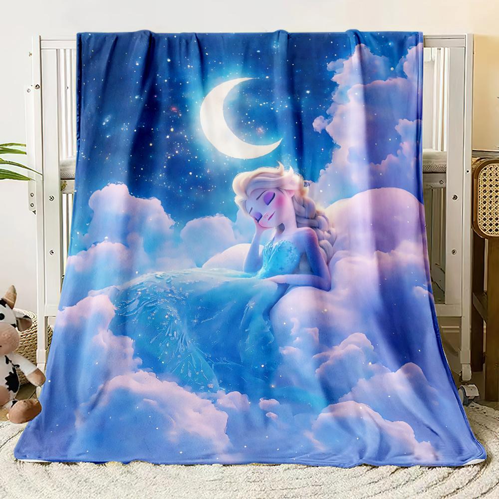 Cartoon Frozen soft Blankets blankets fluffy flannel thin Blanket Picnic Sofa Family Bedroom Children's Room custom blanket