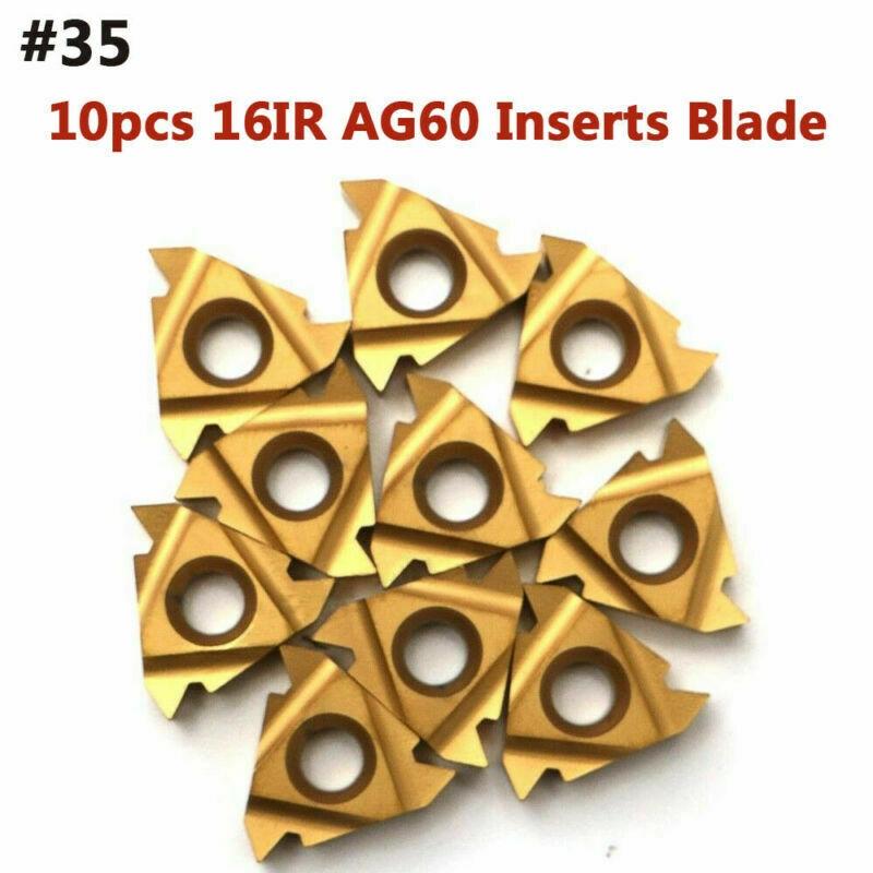 Versatile CNC Carbide Inserts Blade Cutter Lathe Turning Tool Kit 10pcs