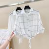 Shawl Women's Loose Shirt Jacket Short Sunscreen Clothing Women's Blouse Women's Summer Fashion Chiffon Shirt